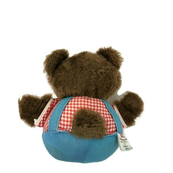 Vintage Fisher Price Stuffed Teddy Bear Cuddly Cub #719 Roly Poly with Chime - Picture 6 of 9